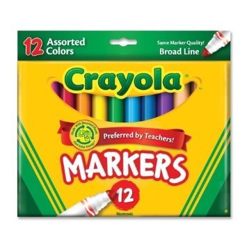 12 ct. Assorted, Broad Line Markers
