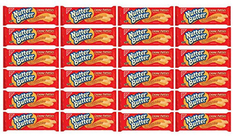 Nabisco Nutter Butter Sandwich Cookies w/ Peanut Butter - 1.9oz/24pk