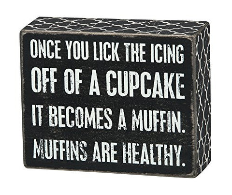 Box Sign - Lick the Icing