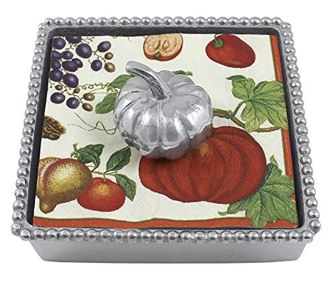Pumpkin Beaded Napkin Box