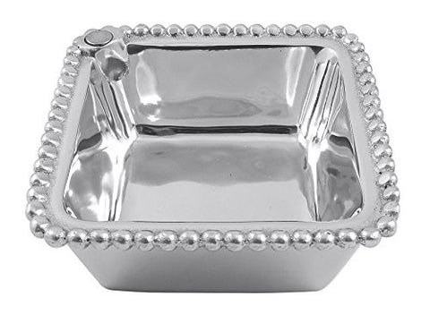 Charms Beaded Square Bowl