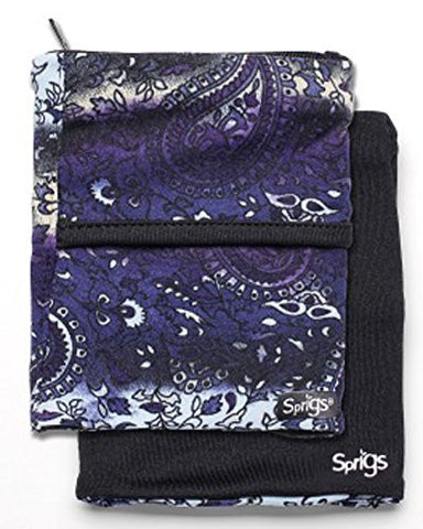 BIG BANJEES WRIST WALLET Breathable, Lightweight, Easy Access to Phone, etc.,One Size,Paisley/Black