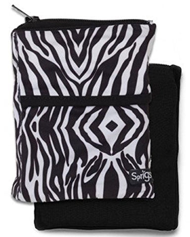BIG BANJEES WRIST WALLET Breathable, Lightweight, Easy Access to Phone, etc.,One Size,Zebra/Black