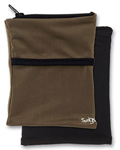 BIG BANJEES WRIST WALLET Breathable, Lightweight, Easy Access to Phone, etc.,One Size,Olive/Black