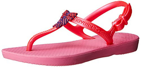 Havaianas Kids Freedom Thong Sandal (Toddler/Little Kid), Shocking Pink, 23 BR(8 M US Toddler)