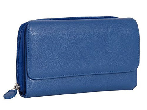 475/D159 Mundi Women's My Big Fat Wallet Organizer Clutch (BLUE)