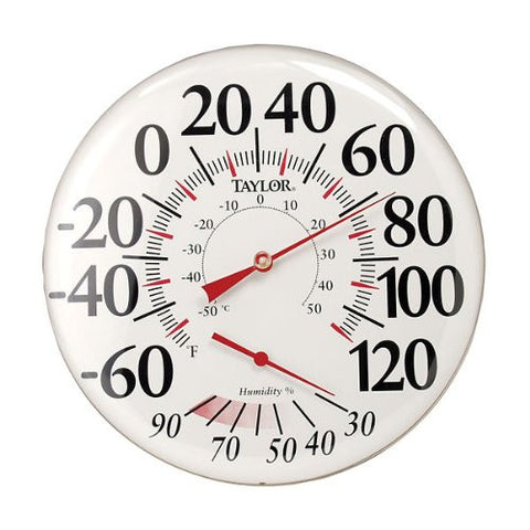 12" Thermometer & Hygrometer