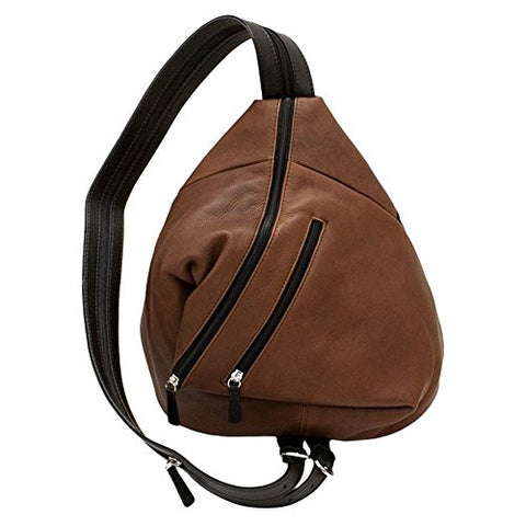 Backpack with adjustable shoulder straps - Toffee/Black