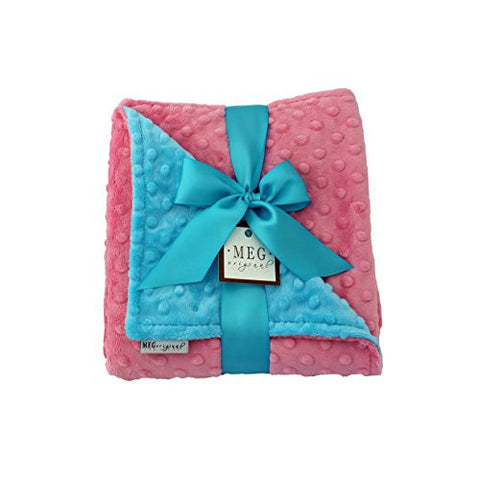 Paris Pink & Turquoise Blanket