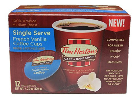 TIM HORTONS, FRENCH VANILLA (24 SINGLE SERVE CUPS)