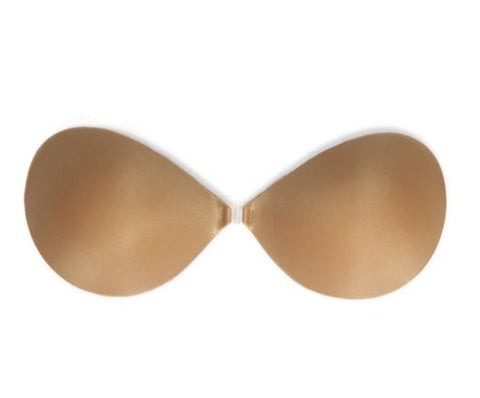NuBra Seamless Push Up Adhesive Bra with Molded Pads (C, Tan)