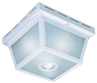 Heath Zenith Five Sided Motion Security Light - White