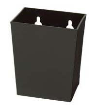 Black Cap Catcher, Medium Plastic w/ 2 Mounting Screws (5”x4”x2.5”)