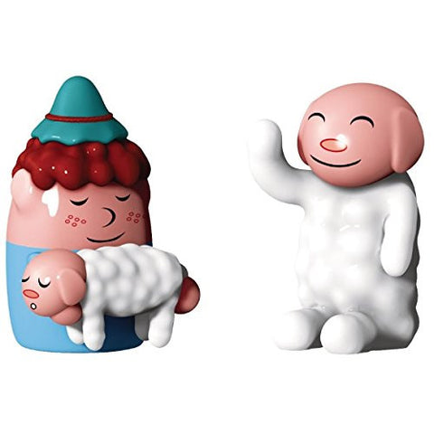 Set of Two Figurines in porcelain, 2 in.