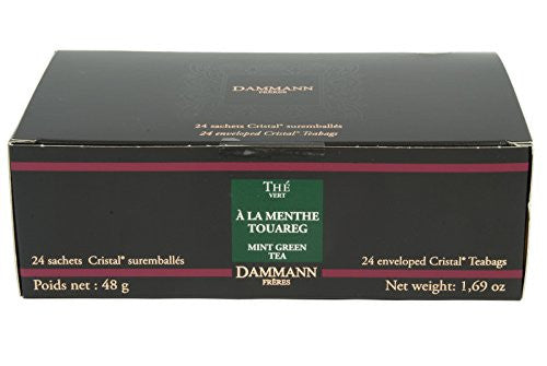 Horeca Tea Vert Menthe Touareg Sachet, Flavored Green (24ct per pack)