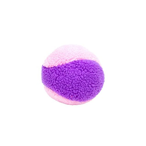 COASTAL/SAFARI 6" FLEECE BALL PINK