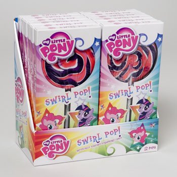 BEE INTERNATIONAL, MY LITTLE PONY SWIRL POPS 2.8OZ