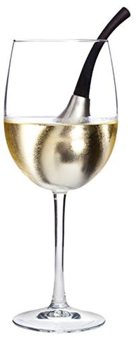 Cool-Bell Wine Glass Chillers, Set of Two With Case