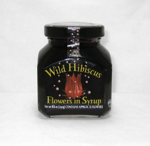 Wild Hibiscus Flowers in Syrup (11 flower 8.8oz)