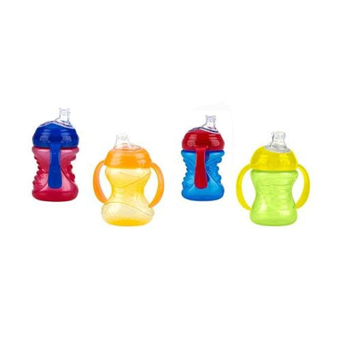 2 Handle Grip N’ Sip Cup with No-Spill Super Spout - 8 oz - 2 Pack - Random Color
