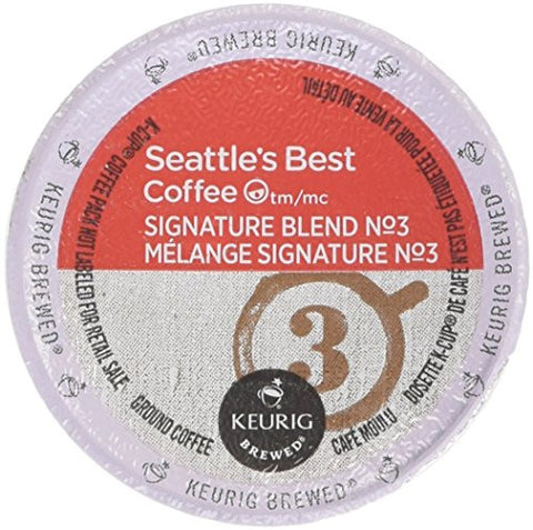 Seattle's Best Coffee, Signature Blend No. 3- 16 ct, medium roast, k-cup