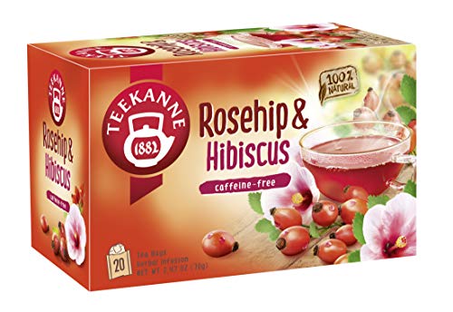 Teekanne Rosehip and Hibiscus Tea (20 Tea Bags) 60g