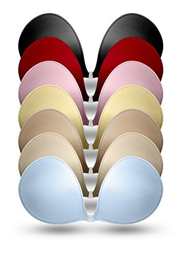 NuBra Feather Lite Super Light Adhesive Bra (C, Blue)