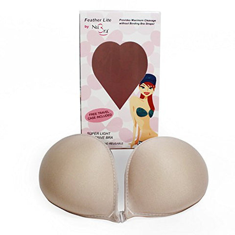 NuBra Feather Lite Super Light Adhesive Bra (B, Light Purple)