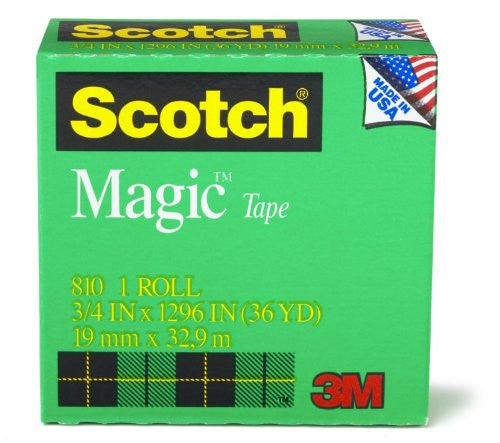 3M TAPE 810 MAGIC 1IN CR 3/4X36YD