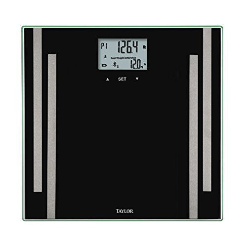 Smart Scale with Bluetooth™ Technology and SMARTRACK™ App 11.8" x 12.2" Black