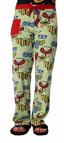 Lazy One Butterfly Kisses - 184, Yoga PJ Pant, XL