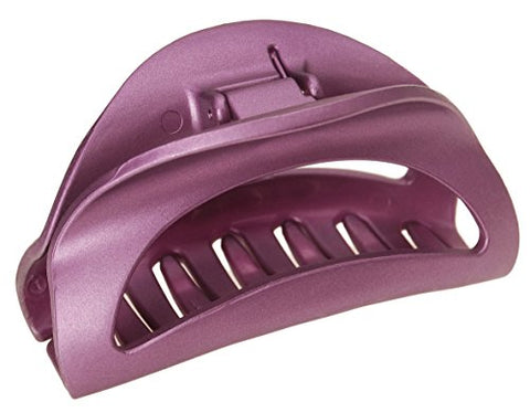 Belle Cutout Curve Jaw - Matte Purple