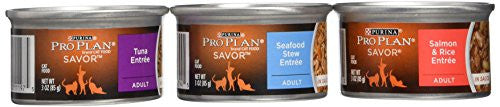Pro Plan Seafood Entrees Variety Pack 36 oz