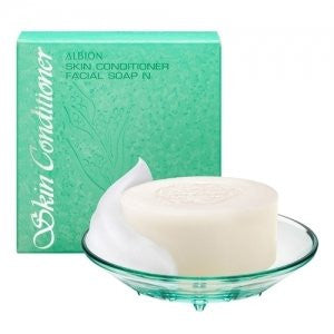 Albion Skin Conditioner Facial Soap N with Soap Dish-100g