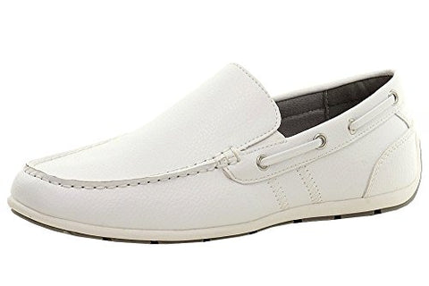 Men's Ludlam Slip-On Loafer, White, 10.5 M
