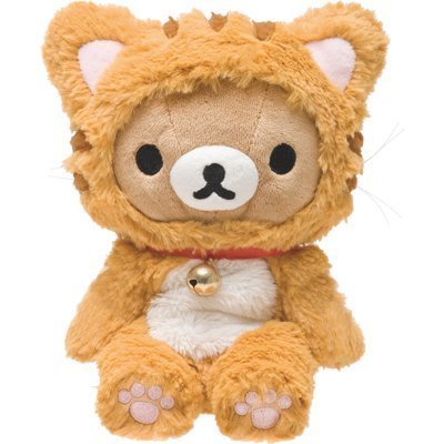 San-X Rilakkuma Collectible Stuffed Toy Cat Series