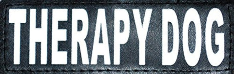 Reflective Removable Patch "THERAPY DOG" L/XL (set of 2)