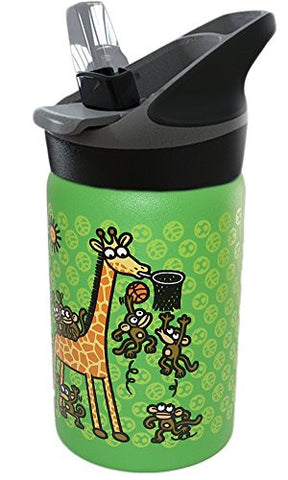 St. steel thermo bottle 18/8  - wide mouth 0,35L  - Jungle Sports