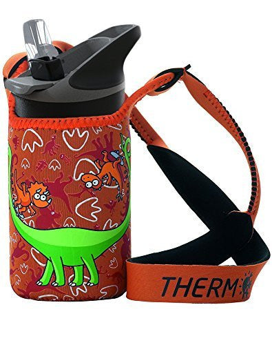 St. Steel thermo bottle 18/8+neopr. cover  - 0,35L  - Dokus