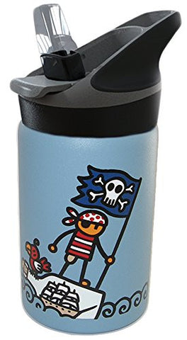 St. steel thermo bottle 18/8  - wide mouth 0,35L  - Patapalo