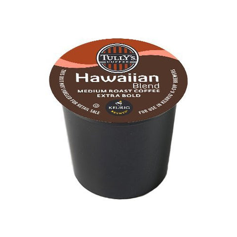 Tully's, Hawaiian Blend, medium roast, k-cup