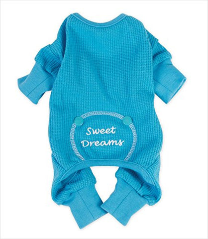 Blue Sweet Dreams Thermal Pajamas Small
