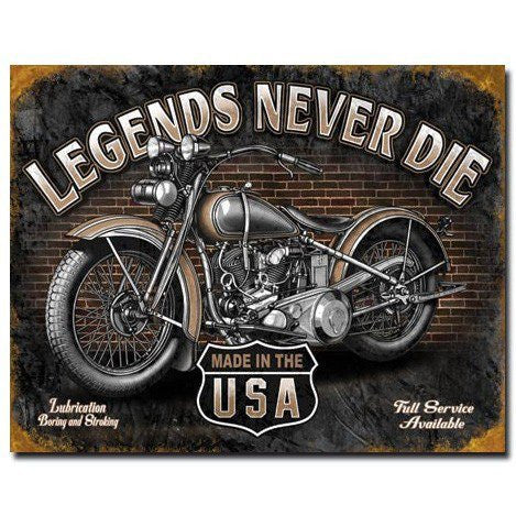 Legends - Never Die, 16"Wx12.5"H