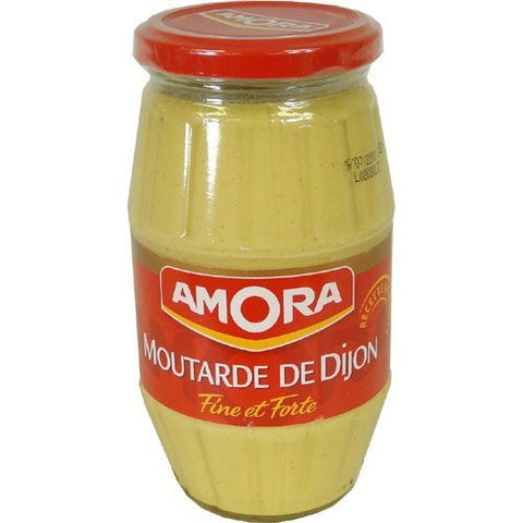 French Strong Dijon Mustard Amora, 440g