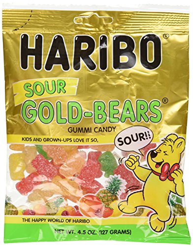 Sour Gold Bears Gummies, 4.5 oz