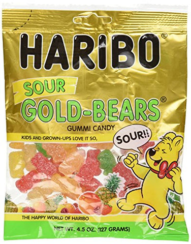 Sour Gold Bears Gummies, 4.5 oz