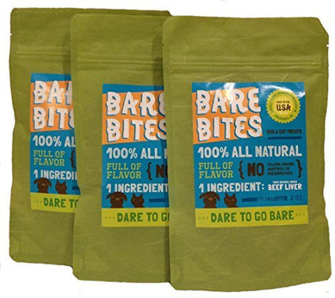 Bare Bites Beef Liver 2oz Pouches