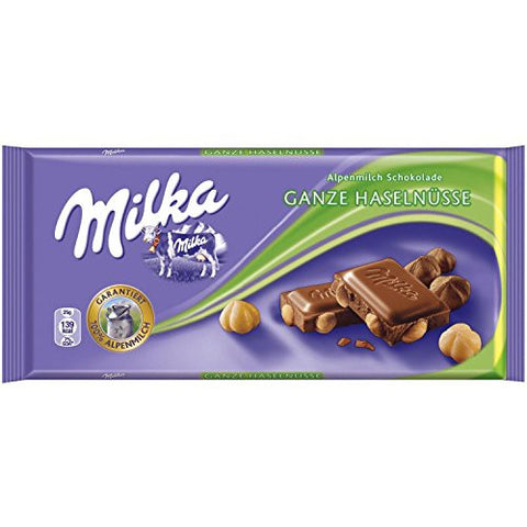Whole Hazelnut Chocolate Bar 3.5 oz