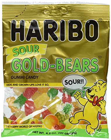 Sour Gold Bears Gummies, 4.5 oz