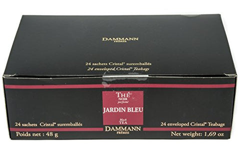 Horeca Tea Jardin Bleu Sachet, Flavored Black (24ct per pack)